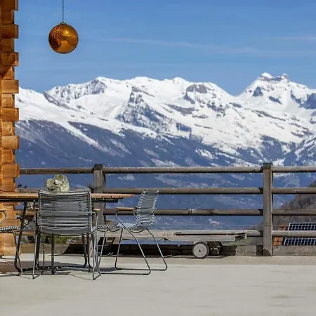 4br Chalet 2km From Tzoumaz Ski Lifts - 4 Vallees Ski Area Villa *